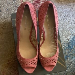 Enzo Angiolini Suede Pink Heels